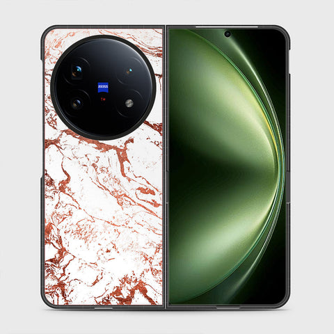 Vivo X Fold 5 - White Marble Series 2 - HQ Ultra Shine Durable Shatterproof Case