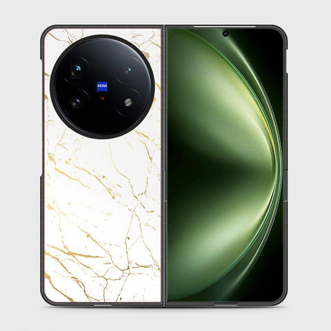Vivo X Fold 5 - White Marble Series 2 - HQ Ultra Shine Durable Shatterproof Case