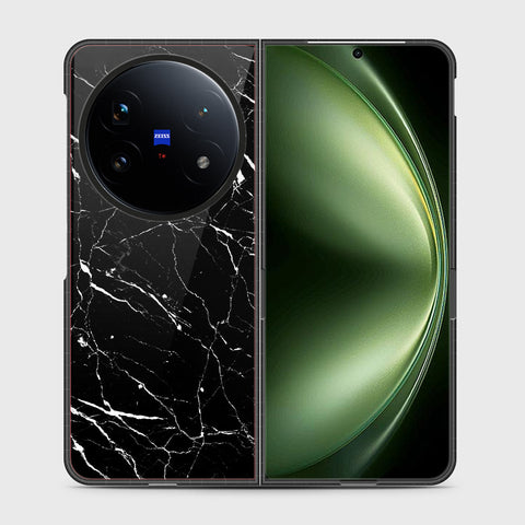 Vivo X Fold 5 - Black Marble Series - HQ Ultra Shine Durable Shatterproof Case