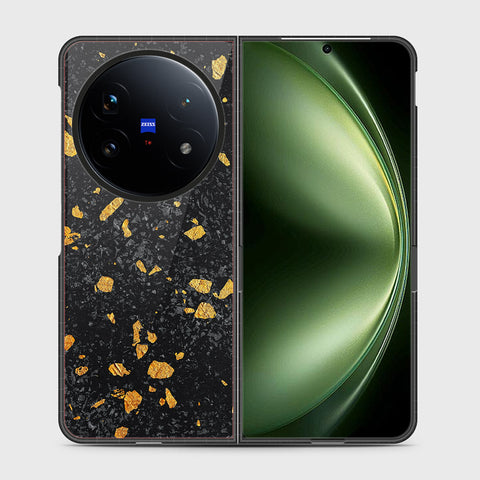 Vivo X Fold 5 - Black Marble Series - HQ Ultra Shine Durable Shatterproof Case