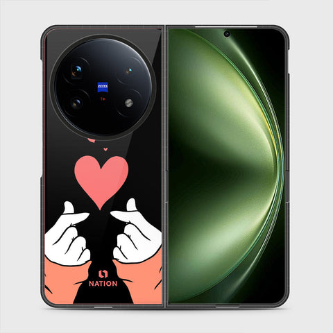 Vivo X Fold 5 - Onation Heart Series - HQ Ultra Shine Durable Shatterproof Case