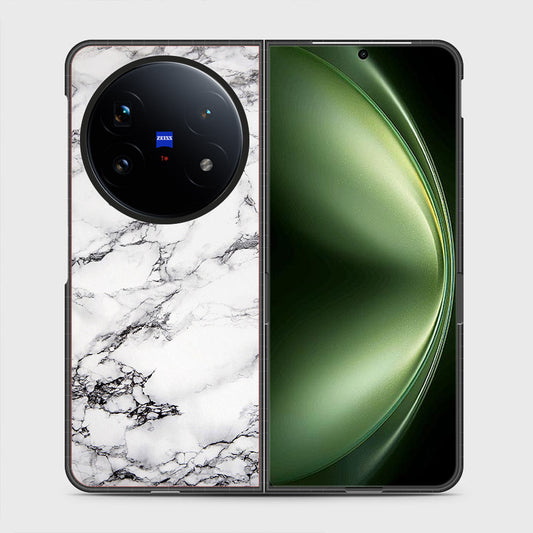 Vivo X Fold 5 - White Marble Series - HQ Ultra Shine Durable Shatterproof Case