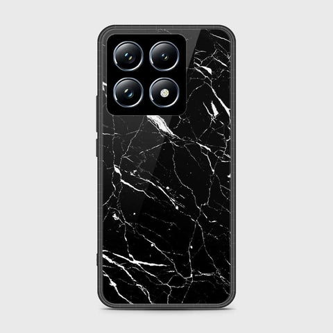 Xiaomi 14T Pro Cover- Black Marble Series - HQ Premium Shine Durable Shatterproof Case