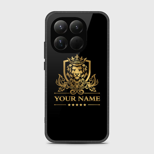 Xiaomi 15T - Gold Series - HQ Ultra Shine Premium Infinity Glass Soft Silicon Borders Case