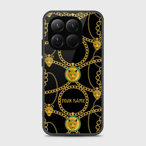 Xiaomi 15T - Gold Series - HQ Ultra Shine Premium Infinity Glass Soft Silicon Borders Case