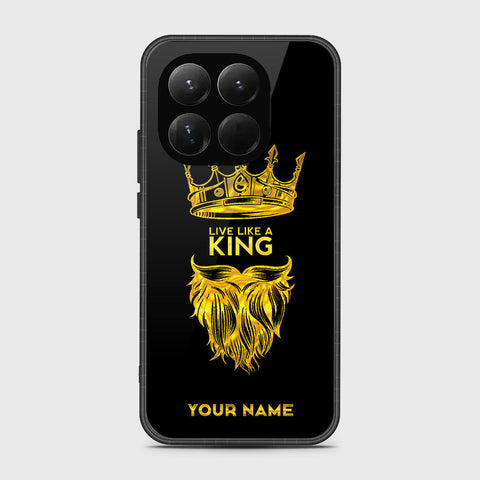 Xiaomi 15T - Gold Series - HQ Ultra Shine Premium Infinity Glass Soft Silicon Borders Case