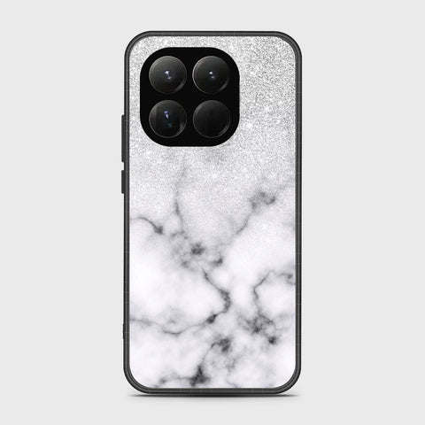 Xiaomi 15T - White Marble Series - HQ Ultra Shine Premium Infinity Glass Soft Silicon Borders Case