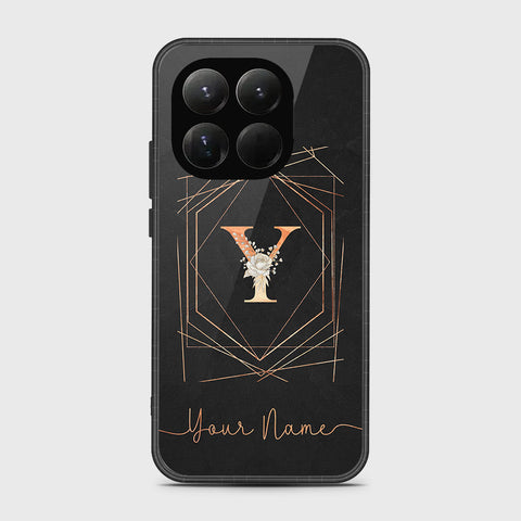 Xiaomi 15T - Personalized Alphabet Series - HQ Ultra Shine Premium Infinity Glass Soft Silicon Borders Case