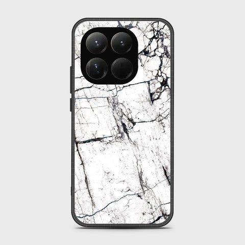 Xiaomi 15T - White Marble Series 2 - HQ Ultra Shine Premium Infinity Glass Soft Silicon Borders Case