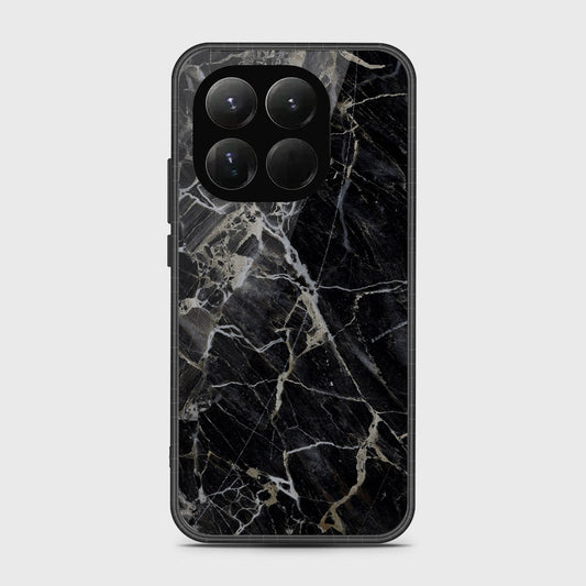Xiaomi 15T - Black Marble Series - HQ Ultra Shine Premium Infinity Glass Soft Silicon Borders Case