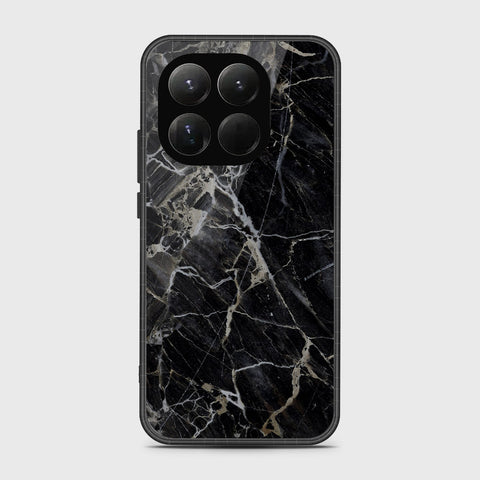 Xiaomi 15T - Black Marble Series - HQ Ultra Shine Premium Infinity Glass Soft Silicon Borders Case