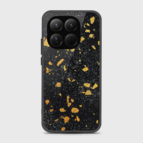 Xiaomi 15T - Black Marble Series - HQ Ultra Shine Premium Infinity Glass Soft Silicon Borders Case