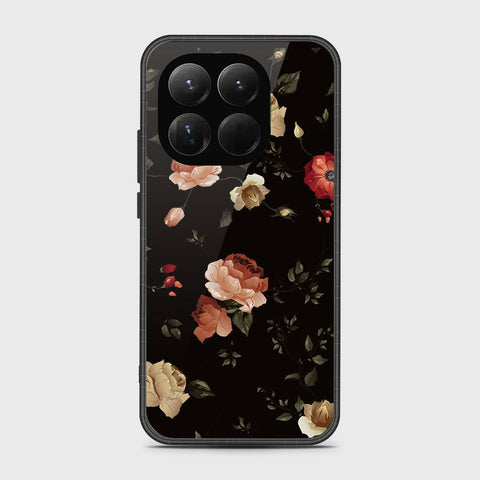 Xiaomi 15T - Floral Series 2 - HQ Ultra Shine Premium Infinity Glass Soft Silicon Borders Case