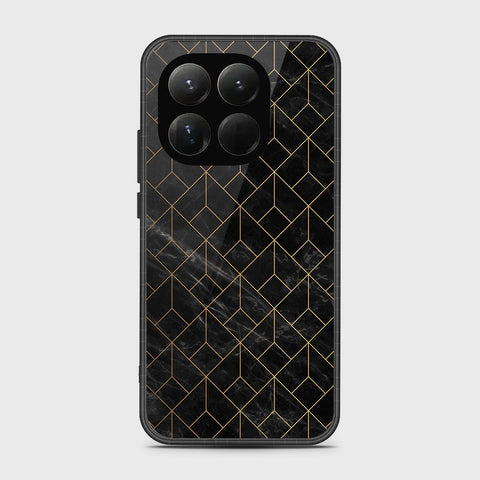 Xiaomi 15T - Black Marble Series - HQ Ultra Shine Premium Infinity Glass Soft Silicon Borders Case