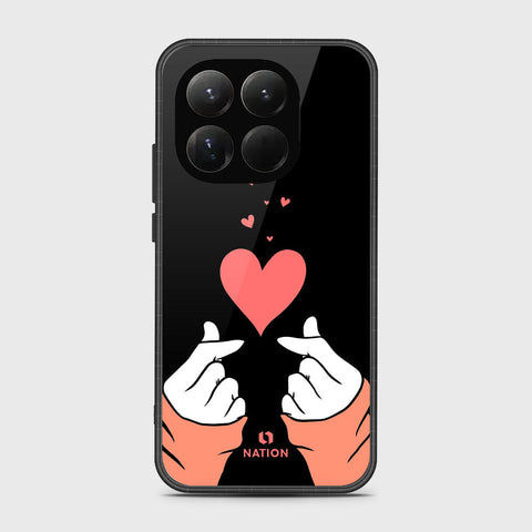 Xiaomi 15T - Onation Heart Series - HQ Ultra Shine Premium Infinity Glass Soft Silicon Borders Case