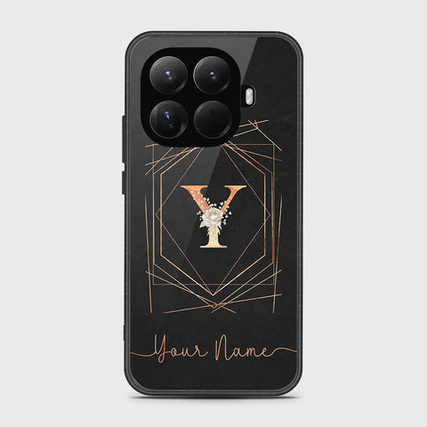 Xiaomi 15T Pro - Personalized Alphabet Series - HQ Ultra Shine Premium Infinity Glass Soft Silicon Borders Case