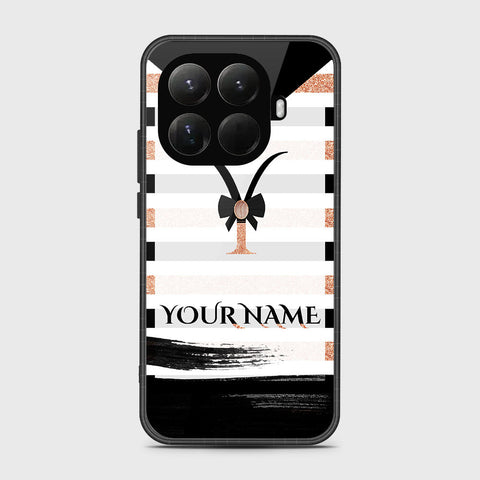 Xiaomi 15T Pro - Personalized Alphabet Series - HQ Ultra Shine Premium Infinity Glass Soft Silicon Borders Case