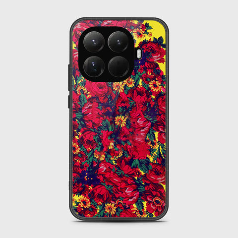 Xiaomi 15T Pro - Floral Series - HQ Ultra Shine Premium Infinity Glass Soft Silicon Borders Case