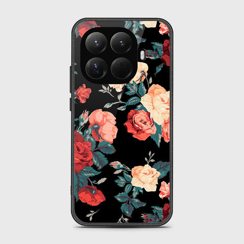 Xiaomi 15T Pro - Floral Series 2 - HQ Ultra Shine Premium Infinity Glass Soft Silicon Borders Case