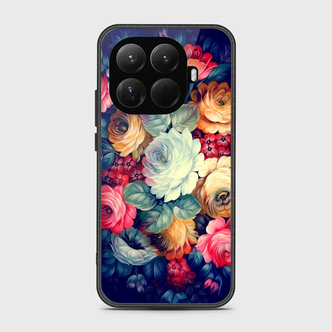 Xiaomi 15T Pro - Floral Series 2 - HQ Ultra Shine Premium Infinity Glass Soft Silicon Borders Case