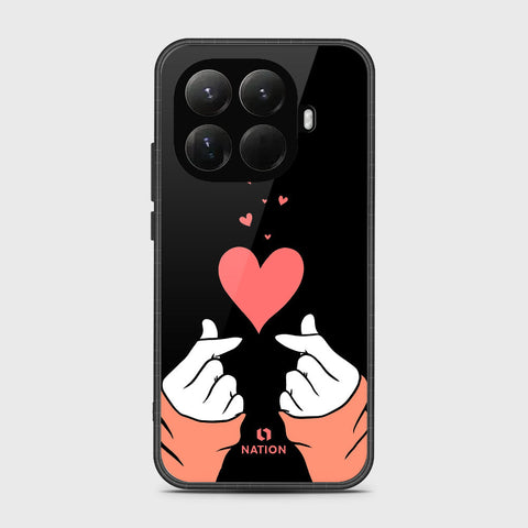 Xiaomi 15T Pro - Onation Heart Series - HQ Ultra Shine Premium Infinity Glass Soft Silicon Borders Case