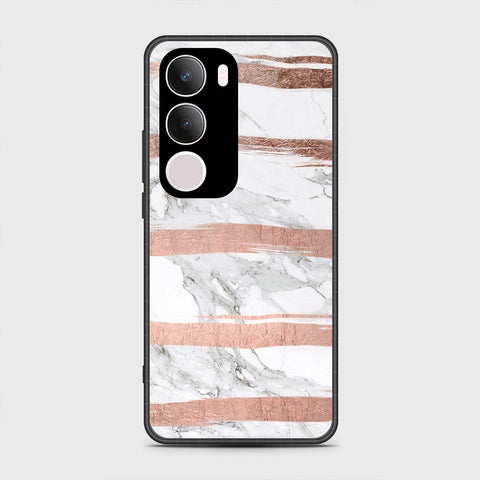 Vivo Y29 5G - White Marble Series - HQ Premium Shine Durable Shatterproof Case