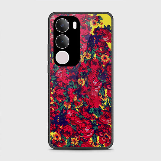 Vivo Y19 - Floral Series - HQ Premium Shine Durable Shatterproof Case