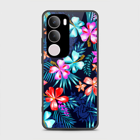 Vivo Y19 - Floral Series - HQ Premium Shine Durable Shatterproof Case