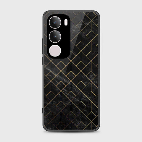 Vivo Y19s Pro - Black Marble Series - HQ Premium Shine Durable Shatterproof Case