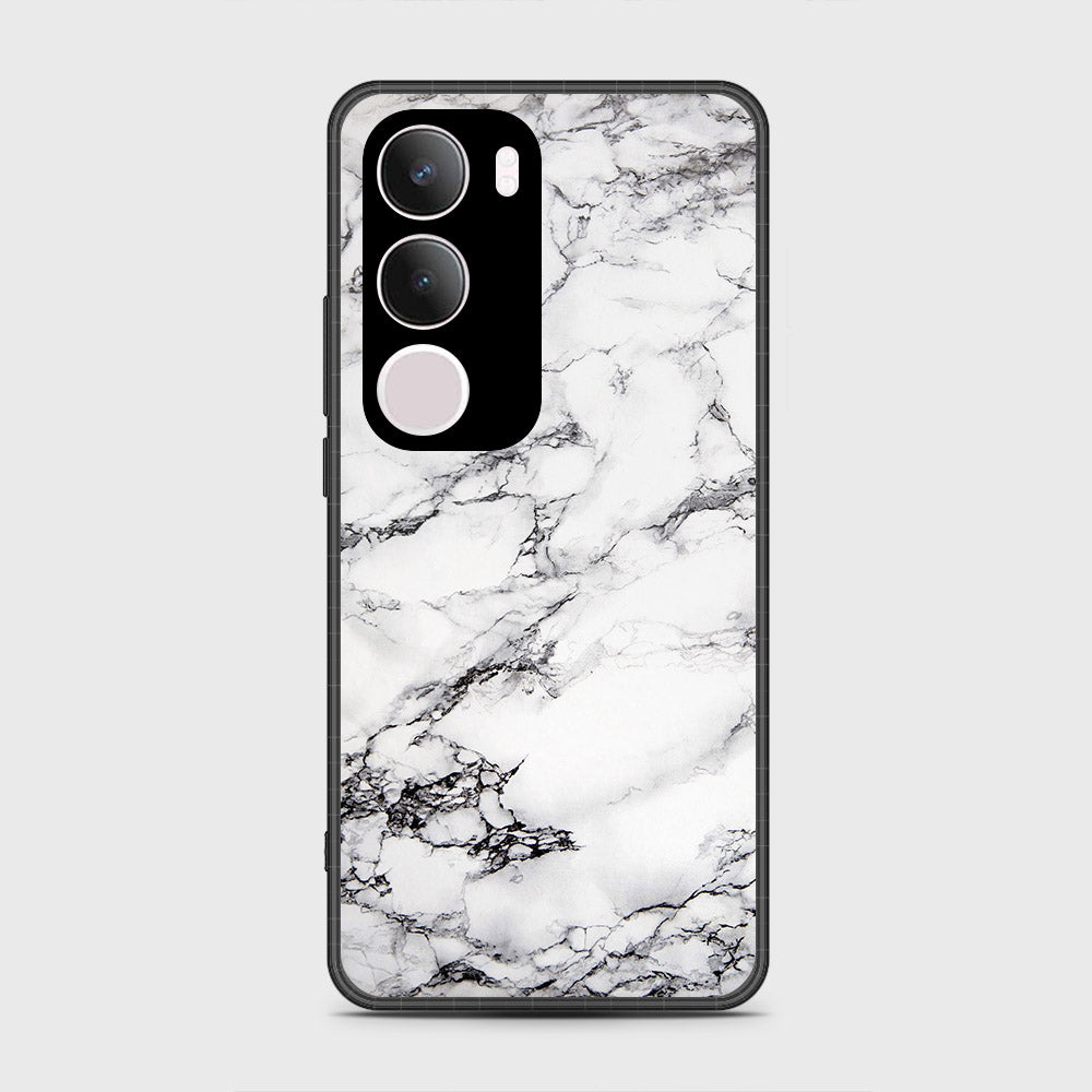 Vivo Y29 5G - White Marble Series - HQ Premium Shine Durable Shatterproof Case