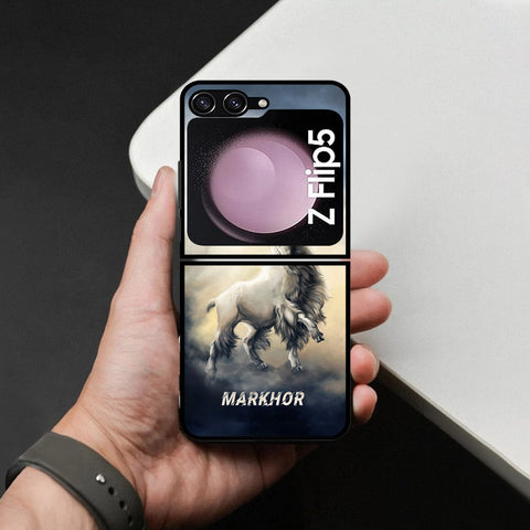 Samsung Galaxy Z Flip 7 FE Cover - Markhor Series - HQ Premium Shine Durable Shatterproof Case