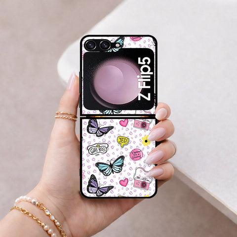 Samsung Galaxy Z Flip 7 FE Cover - Vanilla Dream Series - HQ Premium Shine Durable Shatterproof Case