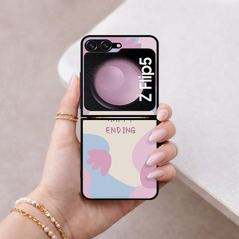 Samsung Galaxy Z Flip 6 Cover - Happy Series - HQ Premium Shine Durable Shatterproof Case