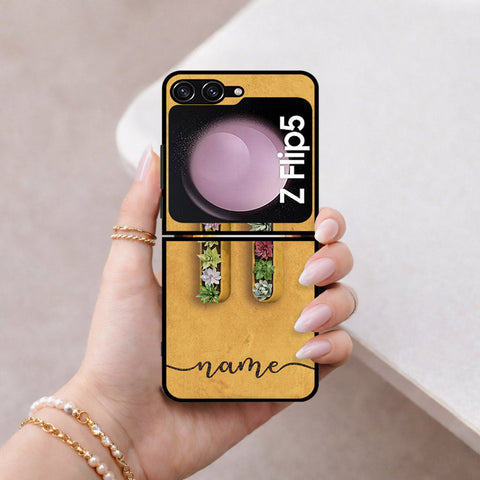 Samsung Galaxy Z Flip 6 Cover - Personalized Alphabet Series - HQ Premium Shine Durable Shatterproof Case