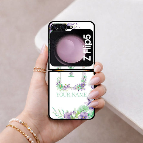 Samsung Galaxy Z Flip 6 Cover - Personalized Alphabet Series - HQ Premium Shine Durable Shatterproof Case