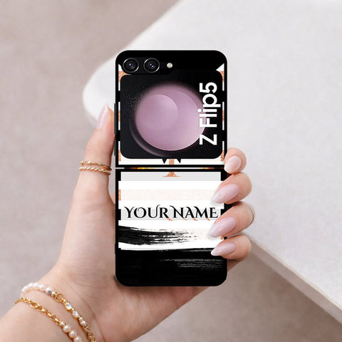 Samsung Galaxy Z Flip 6 Cover - Personalized Alphabet Series - HQ Premium Shine Durable Shatterproof Case