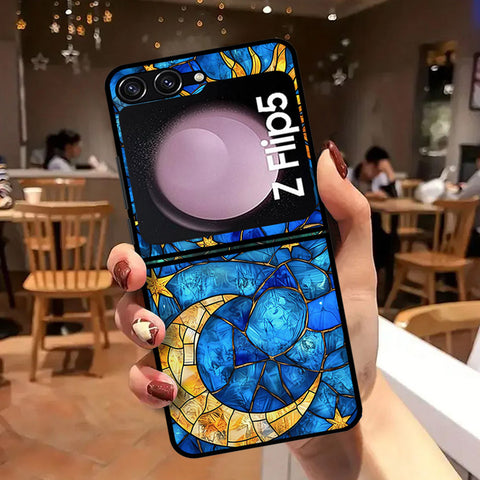Samsung Galaxy Z Flip 6 Cover - Celestial Starry Universe Series - HQ Premium Shine Durable Shatterproof Case