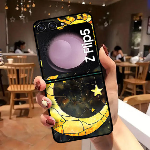 Samsung Galaxy Z Flip 6 Cover - Celestial Starry Universe Series - HQ Premium Shine Durable Shatterproof Case