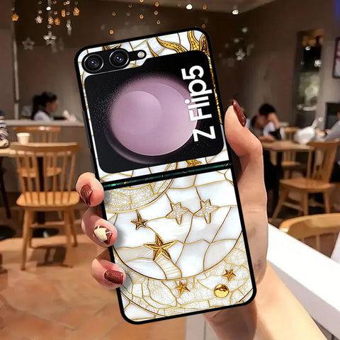 Samsung Galaxy Z Flip 6 Cover - Celestial Starry Universe Series - HQ Premium Shine Durable Shatterproof Case