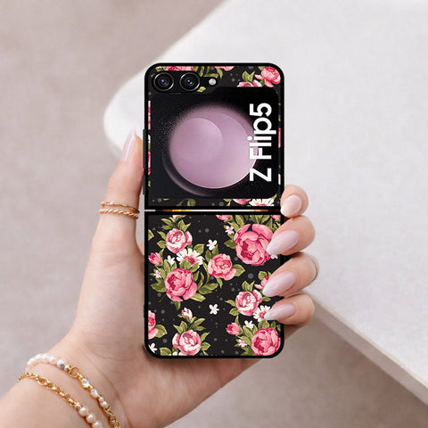 Samsung Galaxy Z Flip 7 FE Cover - Floral Series - HQ Premium Shine Durable Shatterproof Case