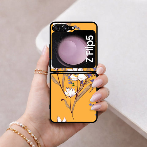 Samsung Galaxy Z Flip 7 FE Cover - Floral Series - HQ Premium Shine Durable Shatterproof Case