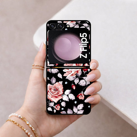 Samsung Galaxy Z Flip 7 FE Cover - Floral Series - HQ Premium Shine Durable Shatterproof Case