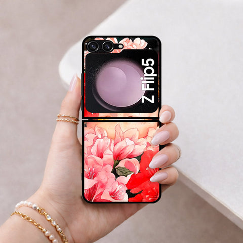 Samsung Galaxy Z Flip 7 FE Cover - Floral Series - HQ Premium Shine Durable Shatterproof Case