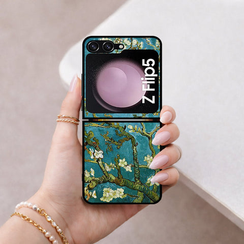 Samsung Galaxy Z Flip 7 FE Cover - Floral Series 2 - HQ Premium Shine Durable Shatterproof Case
