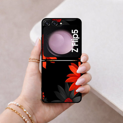 Samsung Galaxy Z Flip 7 FE Cover - Floral Series 2 - HQ Premium Shine Durable Shatterproof Case