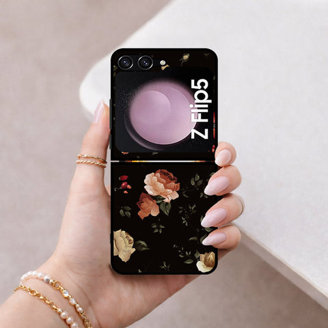 Samsung Galaxy Z Flip 7 FE Cover - Floral Series 2 - HQ Premium Shine Durable Shatterproof Case
