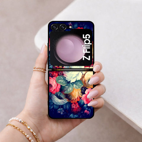 Samsung Galaxy Z Flip 7 FE Cover - Floral Series 2 - HQ Premium Shine Durable Shatterproof Case