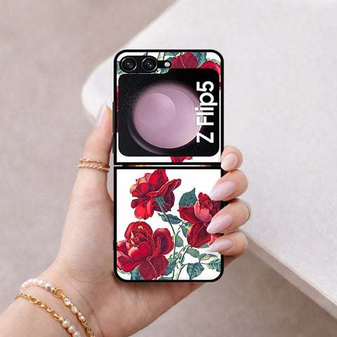 Samsung Galaxy Z Flip 7 FE Cover - Floral Series 2 - HQ Premium Shine Durable Shatterproof Case