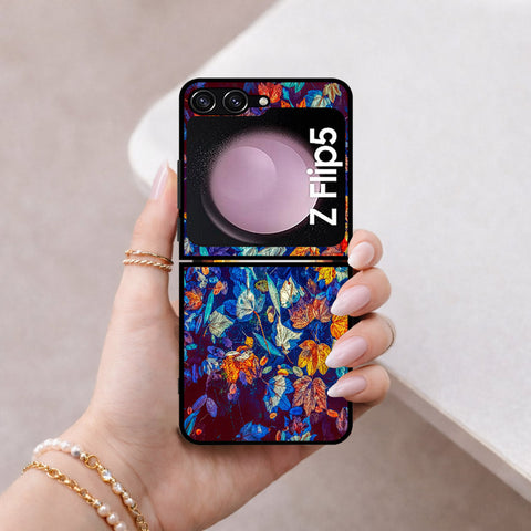Samsung Galaxy Z Flip 7 FE Cover - Floral Series 2 - HQ Premium Shine Durable Shatterproof Case