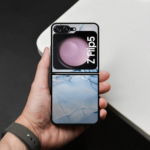 Samsung Galaxy Z Flip 6 Cover - Mystic Marble Series - HQ Premium Shine Durable Shatterproof Case